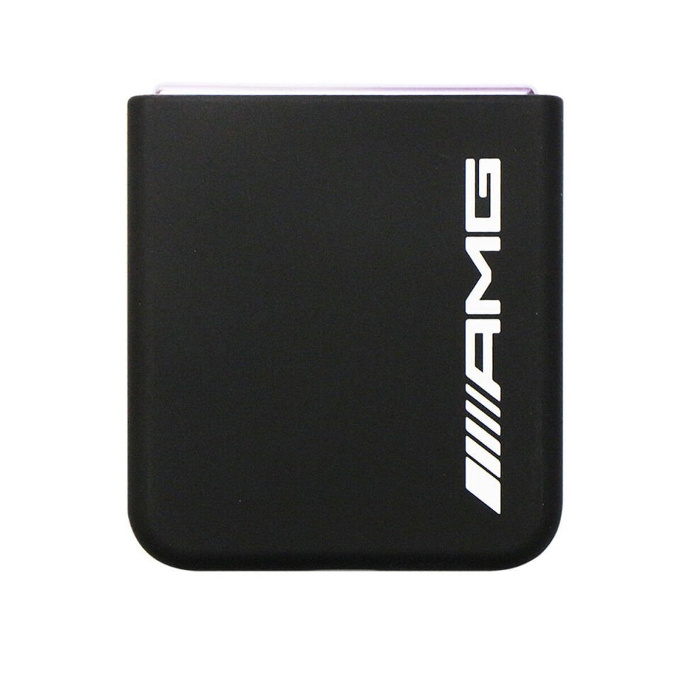 Samsung Galaxy Z Flip 5 Kılıf AMG Magsafe Şarj Özellikli Büyük Logo Dizayn Orjinal Lisanslı Kapak