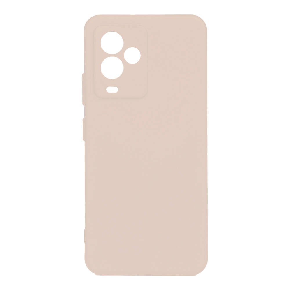 General Mobile 24 Pro Kılıf Kamera Korumalı Esnek Renkli Silikon Kapak (Biye) Pembe Açık