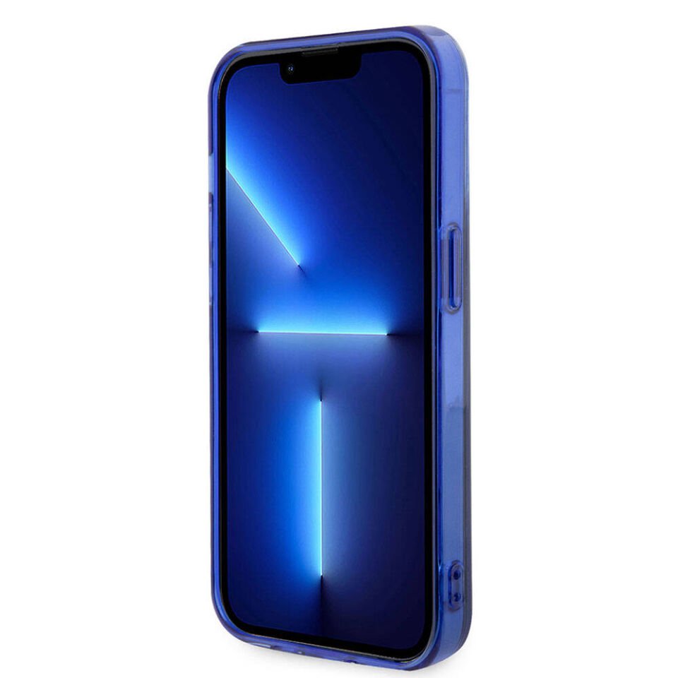 Apple iPhone 15 Pro Kılıf Mercedes Benz Orjinal Lisanslı Magsafe Şarj Özellikli Çift Katmanlı Mavi Yıldız Desenli Kapak