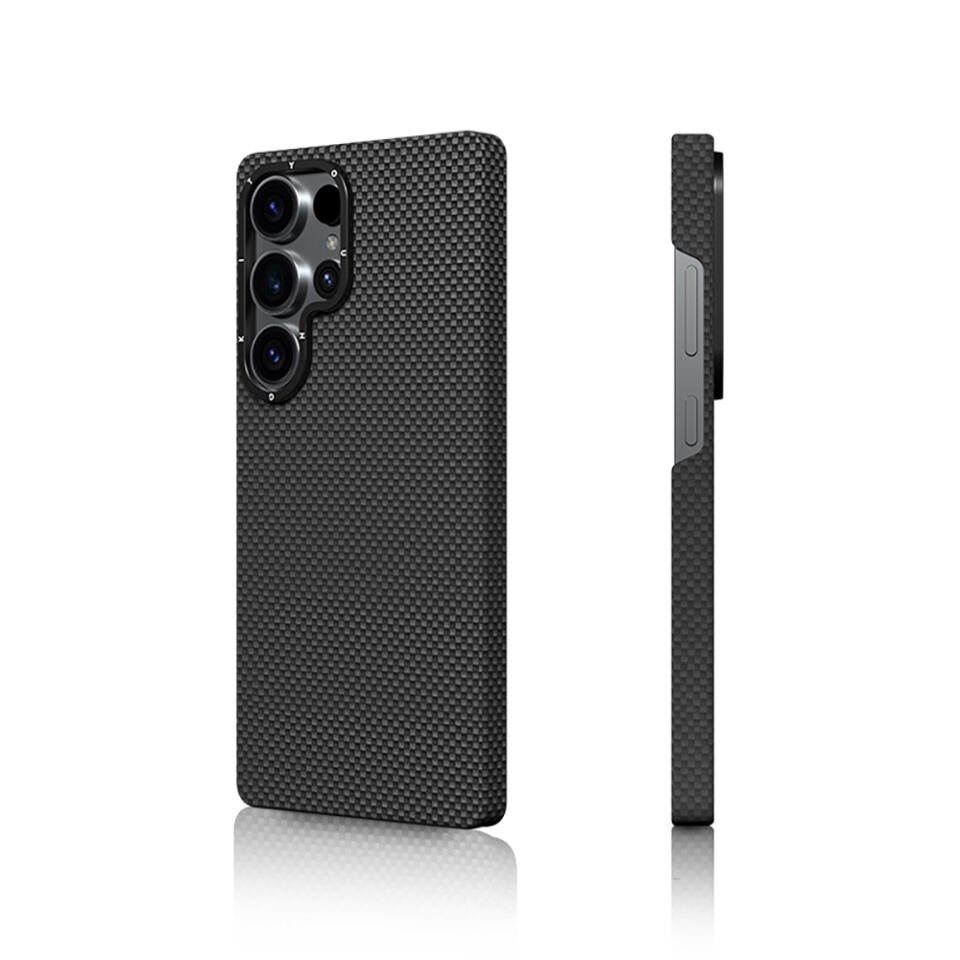 Galaxy S25 Ultra Kılıf Magsafe Şarj Özellikli Aramid Fiber Youngkit 1500D Kevlar Extreme Wing Serisi Kapak