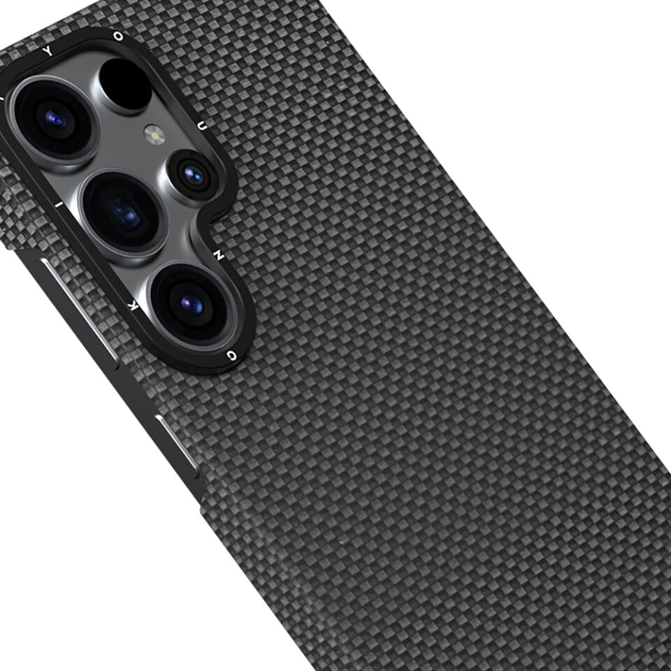 Galaxy S25 Ultra Kılıf Magsafe Şarj Özellikli Aramid Fiber Youngkit 1500D Kevlar Extreme Wing Serisi Kapak