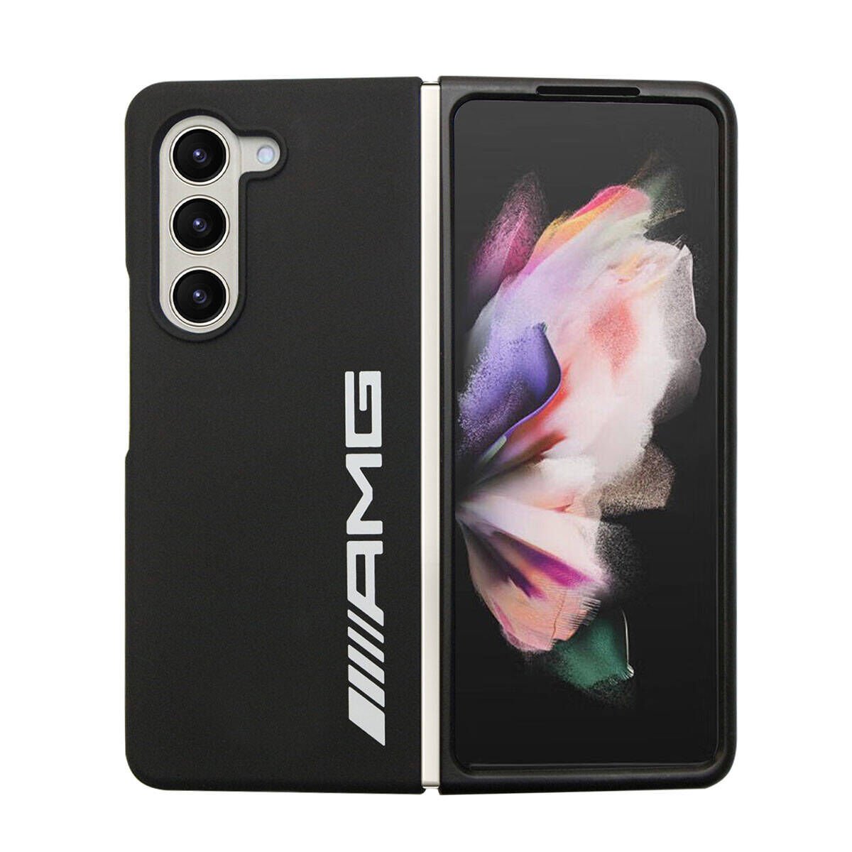 Samsung Galaxy Z Fold 5 Kılıf AMG Magsafe Şarj Özellikli Büyük Logo Dizayn Orjinal Lisanslı Kapak