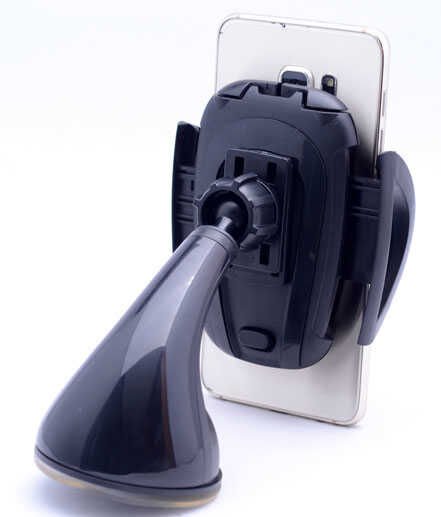 Araç Telefon Tutucu Vakumun Rahat Tutunabileceği Yerlere Takılabilen Telefon Tutucu (Holder) Siyah