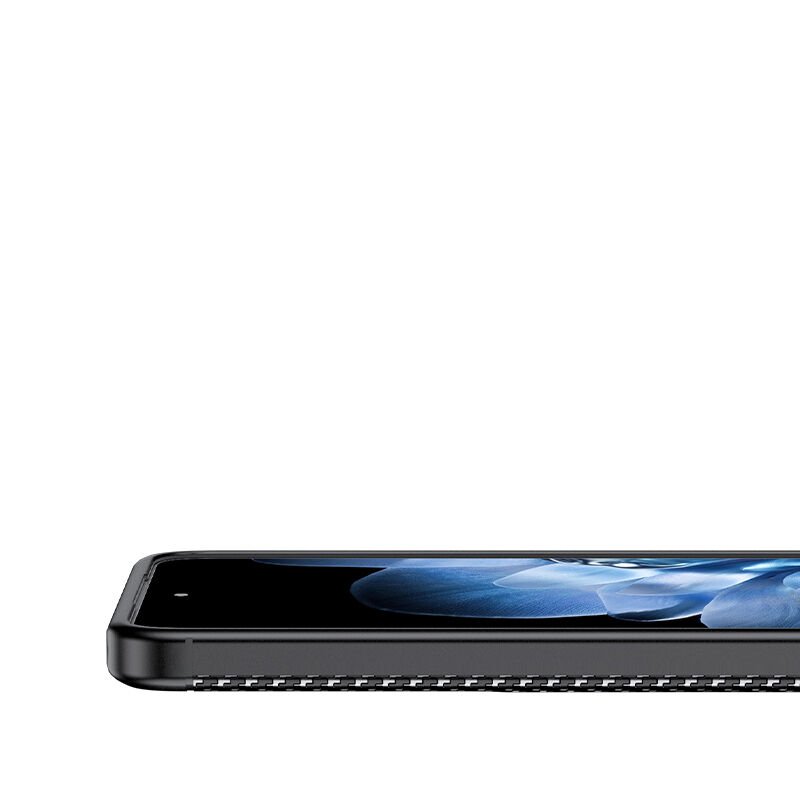 Xiaomi 14T Pro Kılıf Kamera Çıkıntılı Karbon Fiber Dokulu Renk Atmaz Kapak (NEGRO) Siyah