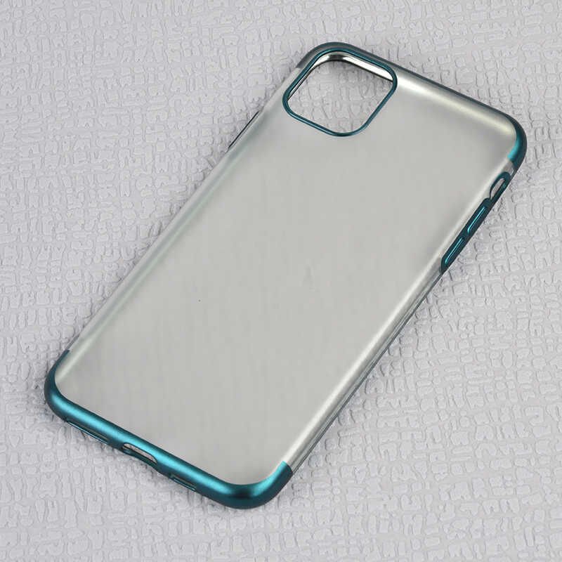 Apple iPhone 11 Pro Kılıf HEPTEKİLETİŞİM Mat Dört Köşeli Lazer Silikon Kapak