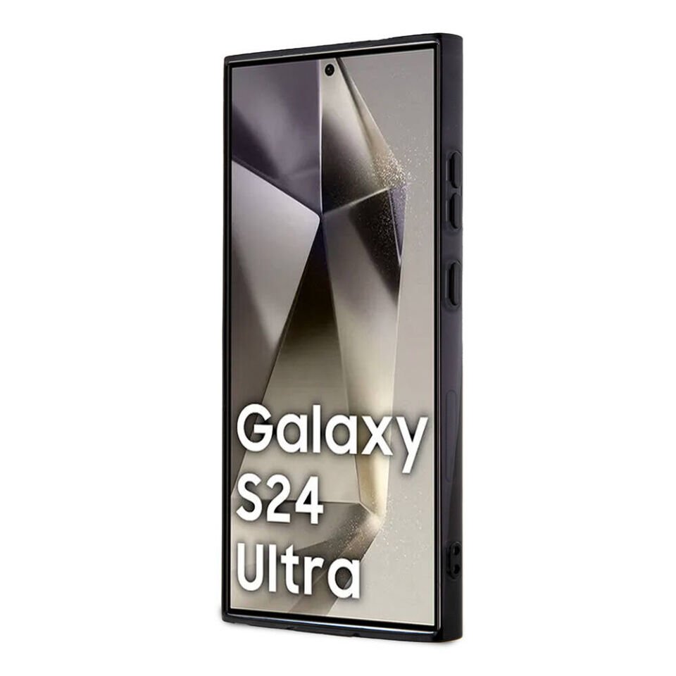 Samsung Galaxy S24 Ultra Kılıf Mercedes Benz Orjinal Lisanslı Magsafe Şarj Özellikli PC TPU Transparan Black Ring Kapak