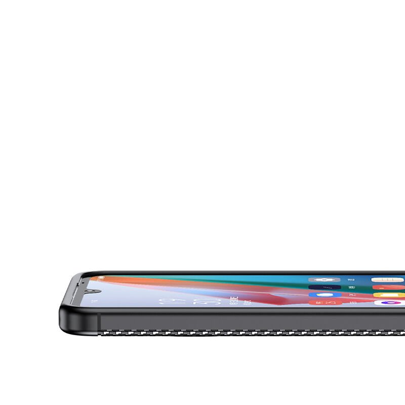 Xiaomi Redmi 14C 4G Kılıf Kamera Çıkıntılı Karbon Fiber Dokulu Renk Atmaz Kapak (NEGRO) Siyah