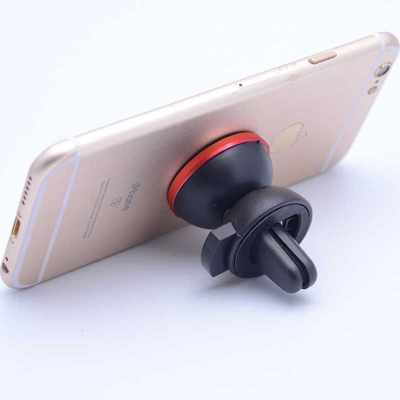 Araç Telefon Tutucu Stand Olarakta Kullanabilirsiniz (New Magnetic Air Vent Mount) Kırmızı