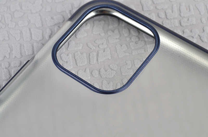 Apple iPhone 11 Pro Max Kılıf HEPTEKİLETİŞİM Mat Dört Köşeli Lazer Silikon Kapak