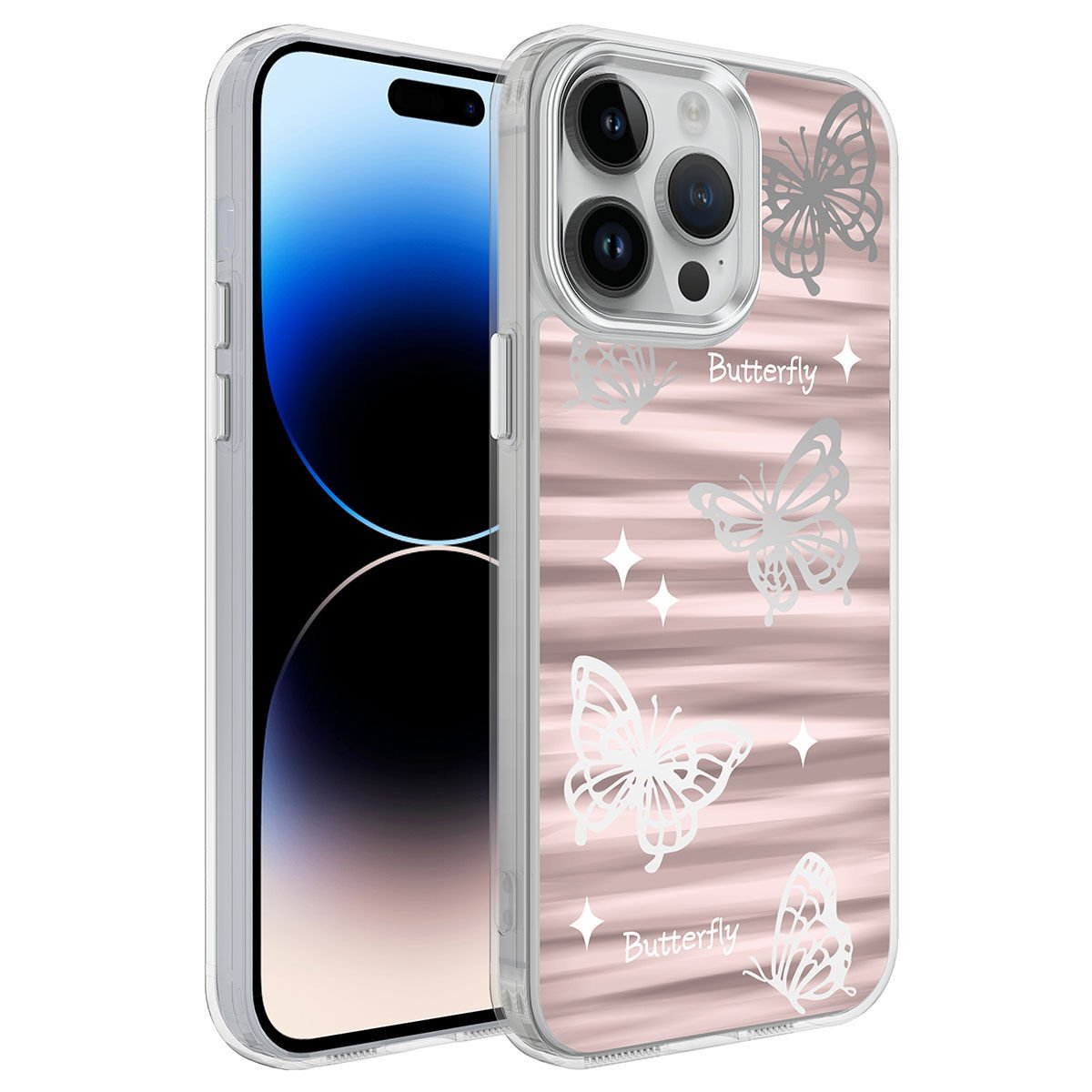 Apple iPhone 14 Pro Max Kılıf Airbagli Parlak Tasarımlı HEPTEKİLETİŞİM Mimbo Kapak