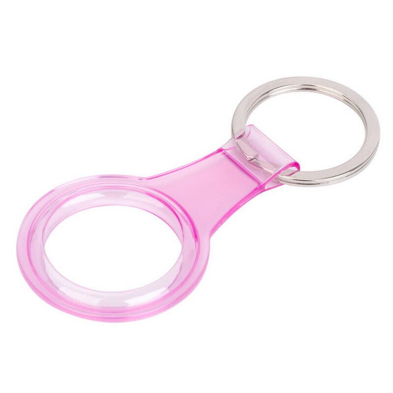 Airtag 07 Silikon Anahtarlık (Z) Pembe