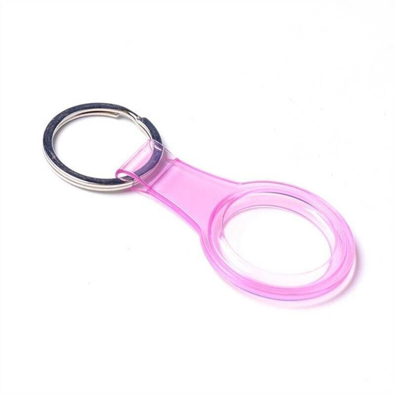 Airtag 07 Silikon Anahtarlık (Z) Pembe