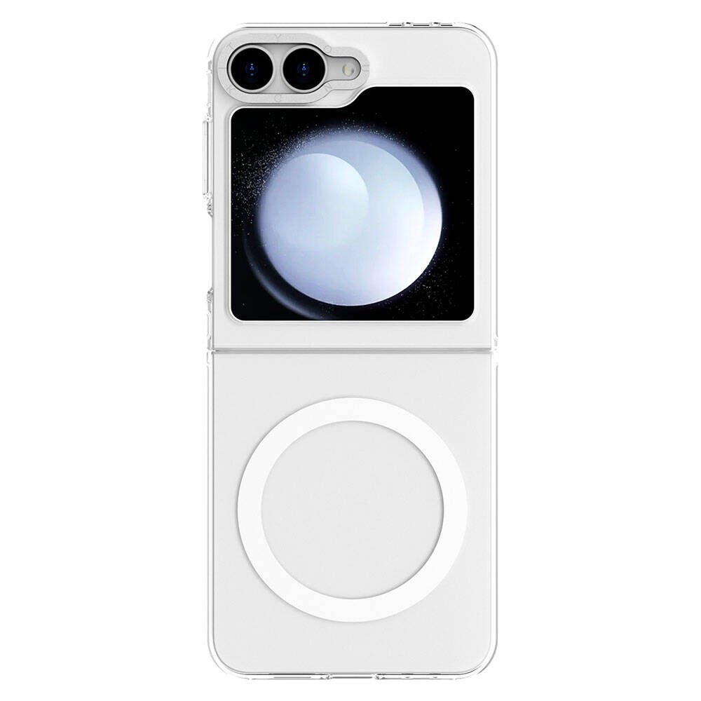 Samsung Galaxy Z Flip 6 Kılıf Magsafe Şarj Özellikli Şeffaf Youngkit Crystal Shield Serisi Kapak