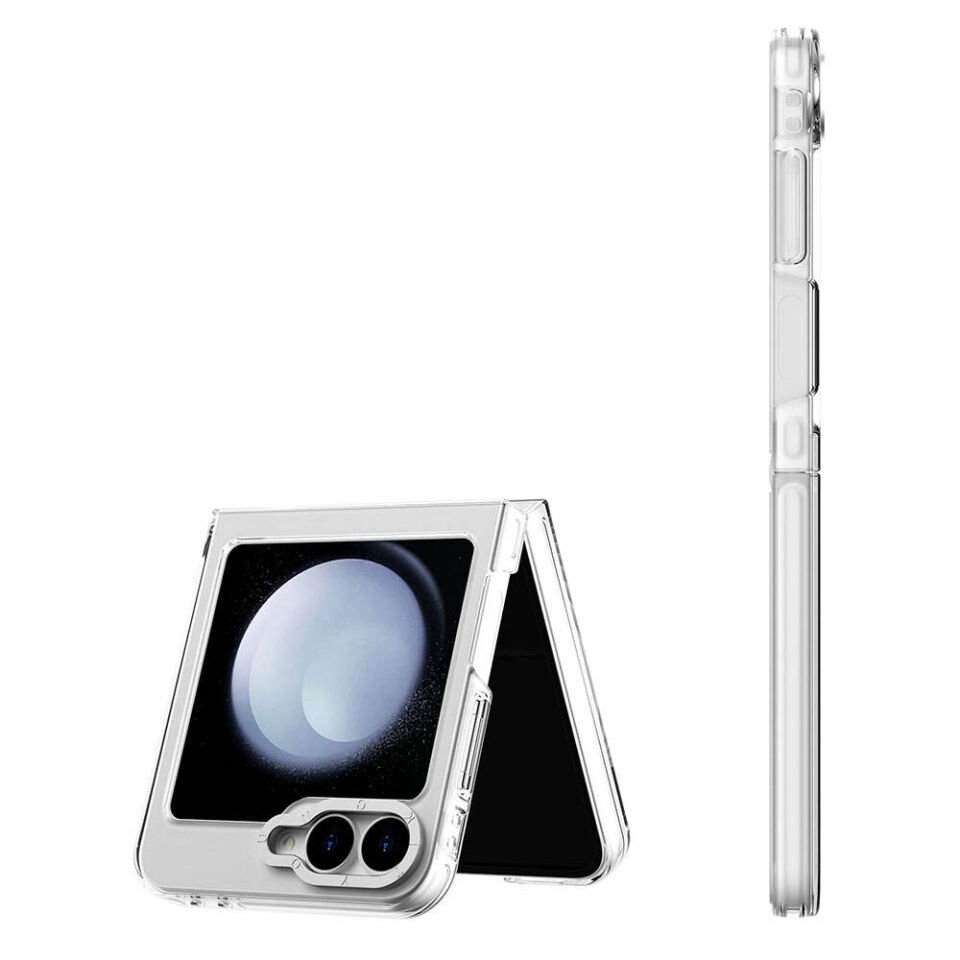 Samsung Galaxy Z Flip 6 Kılıf Magsafe Şarj Özellikli Şeffaf Youngkit Crystal Shield Serisi Kapak