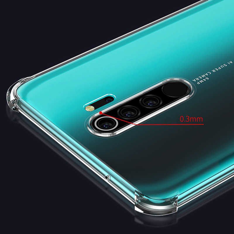 Xiaomi Redmi Note 8 Pro Kılıf HEPTEKİLETİŞİM Nitro Anti Shock Silikon