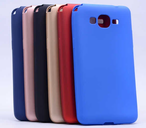 Samsung Galaxy J2 Prime Kılıf Yumuşak Dokulu Soft Esnek İnce Mat Renkli Silikon Kapak (PREMİER) Kırmızı