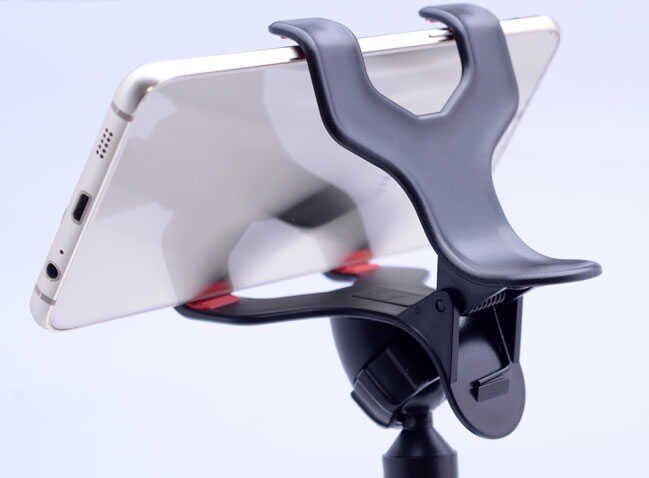 Araç Telefon Tutucu Vakumun Rahat Tutunabileceği Yerlere Takılabilen (Soft Tube Holder) Renksiz