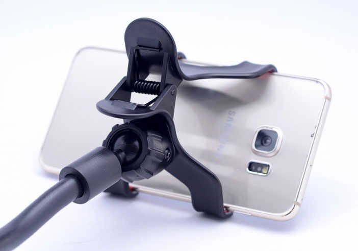 Araç Telefon Tutucu Vakumun Rahat Tutunabileceği Yerlere Takılabilen (Soft Tube Holder) Renksiz