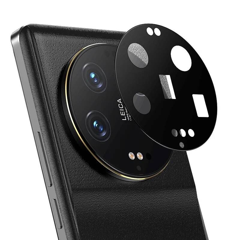 Xiaomi Mi 13 Ultra Kamera Lens Koruyucu Camı Ultra Korumalı Tam Kaplayan Tasarm (z-3D) Siyah