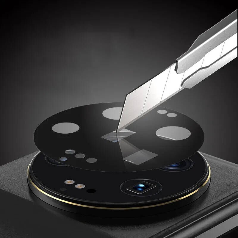 Xiaomi Mi 13 Ultra Kamera Lens Koruyucu Camı Ultra Korumalı Tam Kaplayan Tasarm (z-3D) Siyah