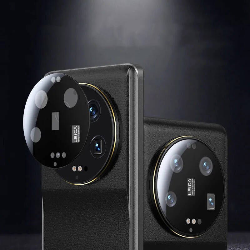 Xiaomi Mi 13 Ultra Kamera Lens Koruyucu Camı Ultra Korumalı Tam Kaplayan Tasarm (z-3D) Siyah