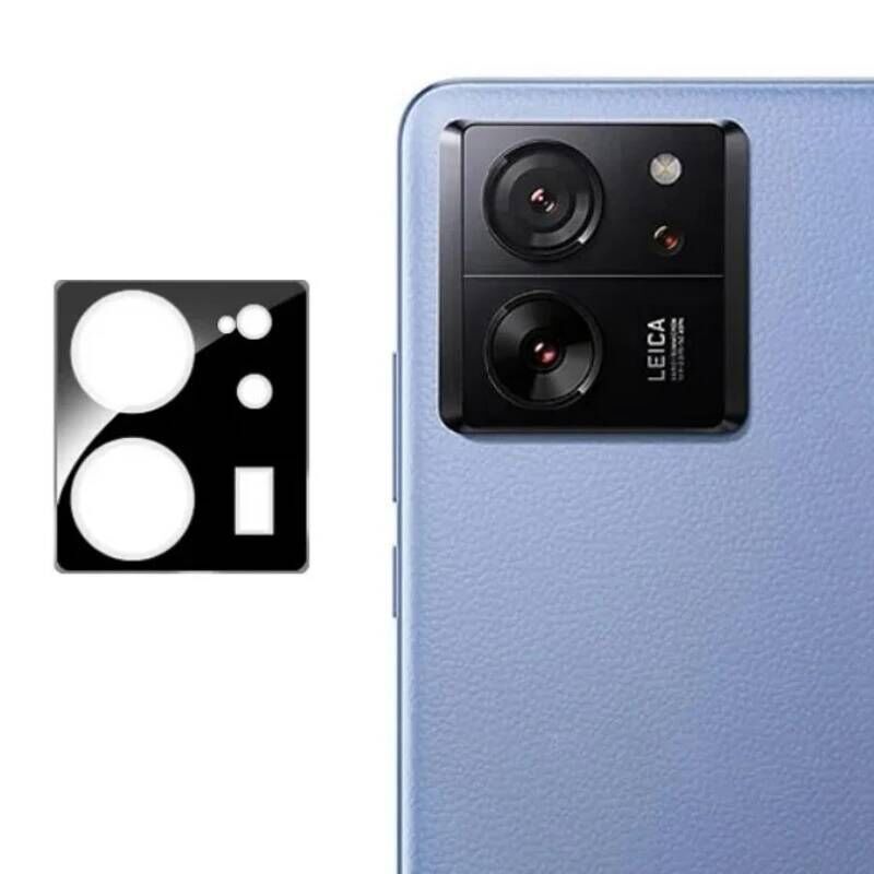 Xiaomi Mi 13T Kamera Lens Koruyucu Camı Ultra Korumalı Tam Kaplayan Tasarm (z-3D) Siyah