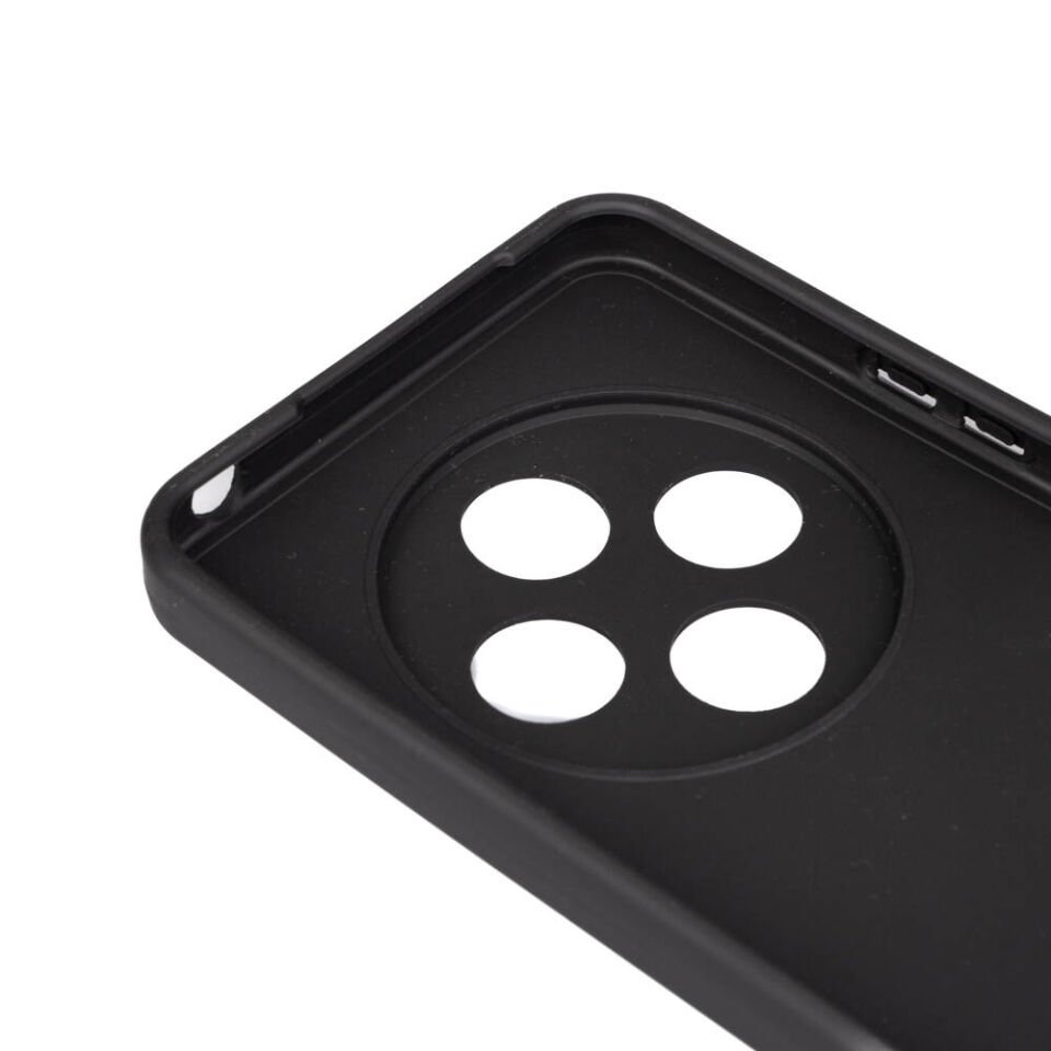 Xiaomi Redmi 14C 4G Kılıf Kamera Korumalı Esnek Renkli Silikon Kapak (Biye) Siyah