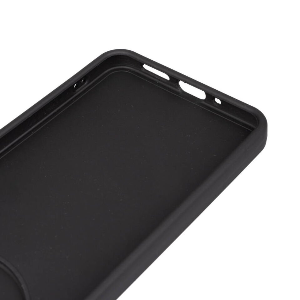Xiaomi Redmi 14C 4G Kılıf Kamera Korumalı Esnek Renkli Silikon Kapak (Biye) Siyah