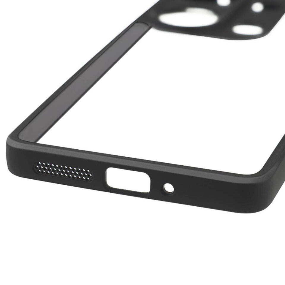 Xiaomi Redmi Note 13 Pro 4G Kılıf Kamera Korumalı Şeffaf Arka Yüzey HEPTEKİLETİŞİM New Roll Kapak