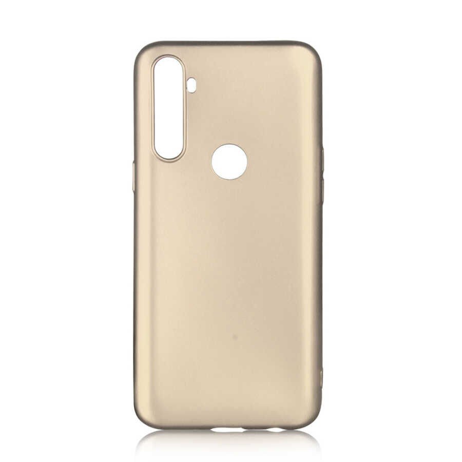 Realme C3 Kılıf Yumuşak Dokulu Soft Esnek İnce Mat Renkli Silikon Kapak (PREMİER) Mürdüm