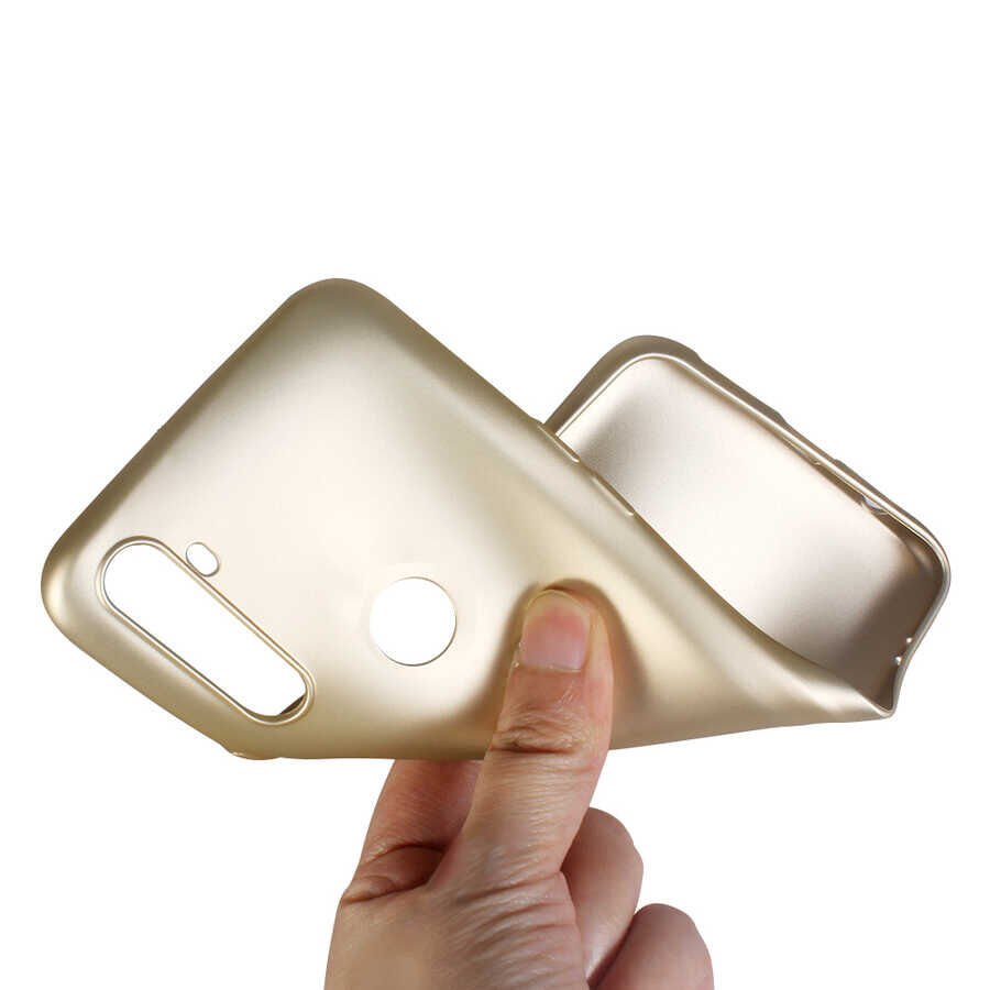 Realme C3 Kılıf Yumuşak Dokulu Soft Esnek İnce Mat Renkli Silikon Kapak (PREMİER) Mürdüm