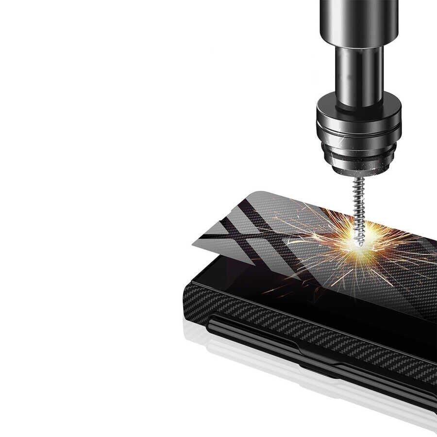 Samsung Galaxy Z Fold 3 Kılıf HEPTEKİLETİŞİM Kalem Bölmeli Droga Kılıf