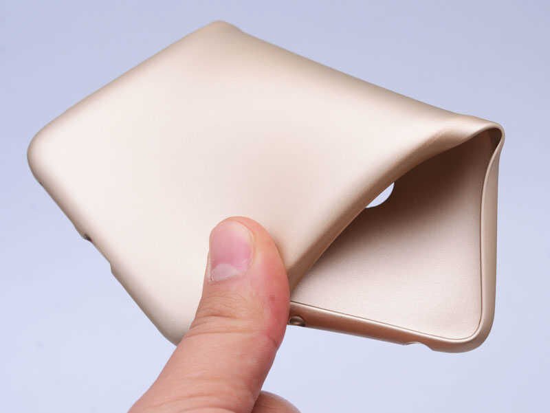 Xiaomi Mi 6X Kılıf Yumuşak Dokulu Soft Esnek İnce Mat Renkli Silikon Kapak (PREMİER) Gold