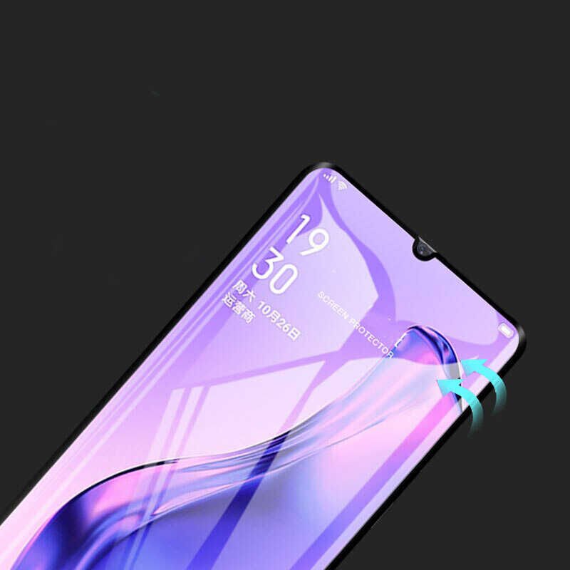 Oppo A31 HEPTEKİLETİŞİM Kenarları Kırılmaya Dayanıklı Cam Ekran Koruyucu