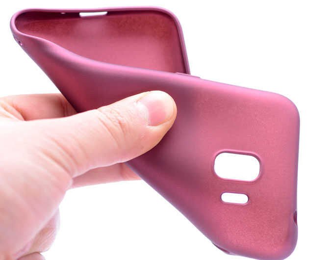 Samsung Galaxy J2 Pro 2018 Kılıf Yumuşak Dokulu Soft Esnek İnce Mat Renkli Silikon Kapak (PREMİER) Lacivert