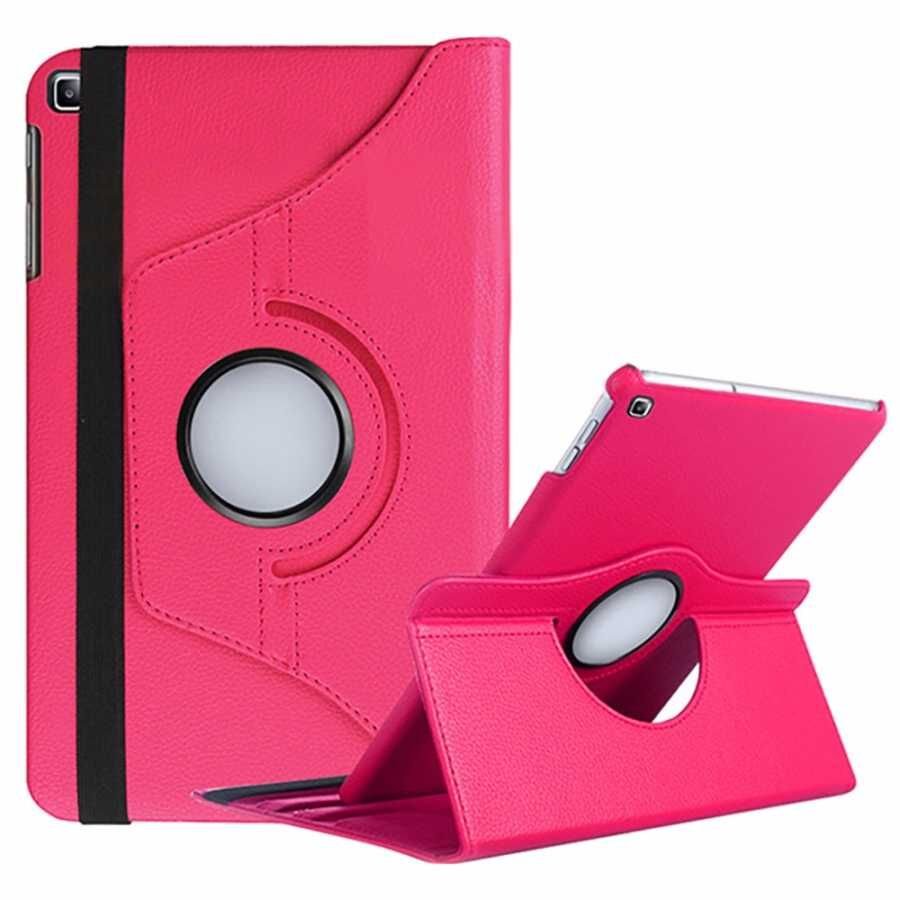 Samsung Galaxy Tab S5e T720 T725 T727 Kılıf Dönebilen Standlı (D-T) Pembe