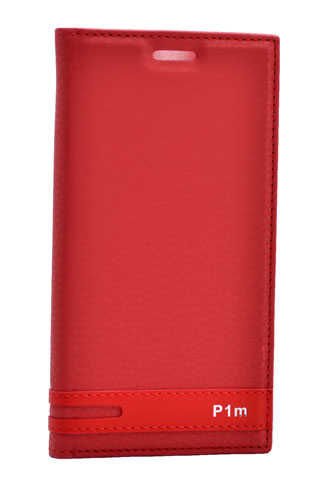 Lenovo Vibe P1M Kapaklı Kılıf Darbelere Karşı Tam Korumalı (ELİTE) Kırmızı