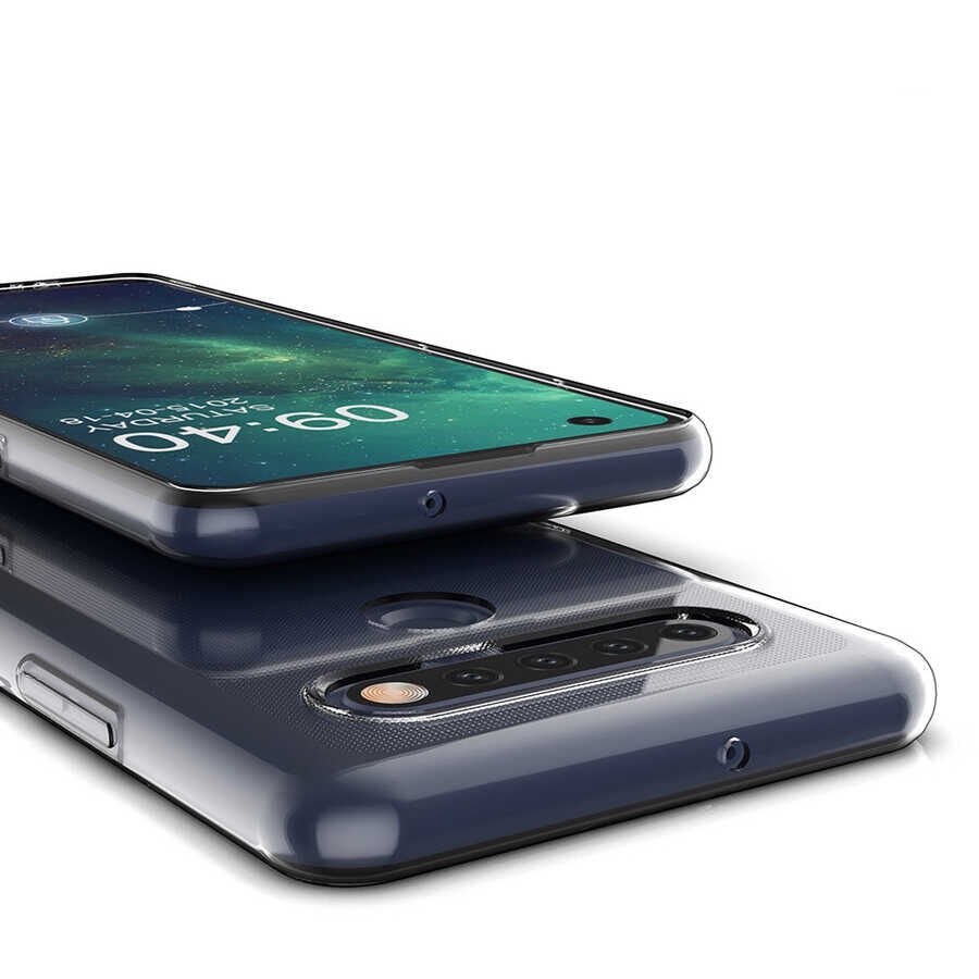 LG K51S Kılıf HEPTEKİLETİŞİM Süper Silikon Kapak