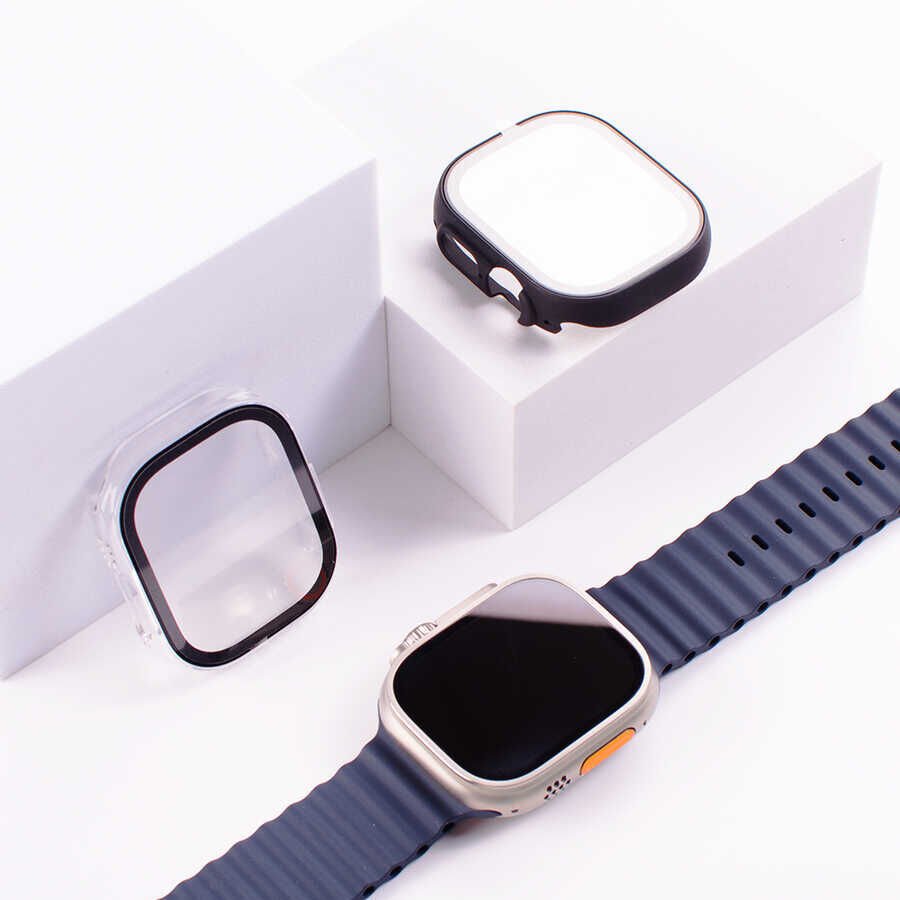 Apple Watch 7 45mm Şeffaf Kasa ve Ekran Koruyucu HEPTEKİLETİŞİM Watch Gard 13