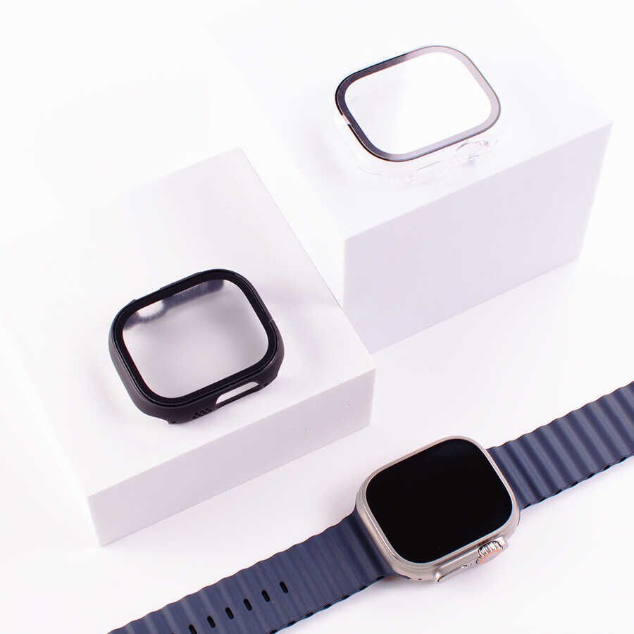 Apple Watch 7 45mm Şeffaf Kasa ve Ekran Koruyucu HEPTEKİLETİŞİM Watch Gard 13