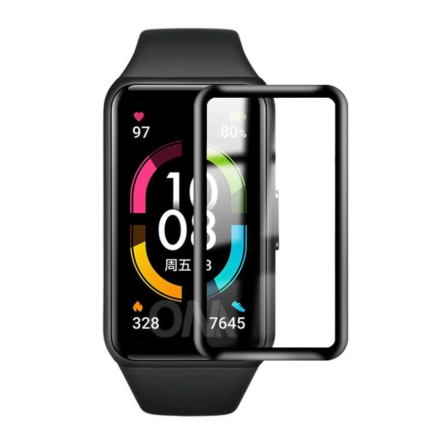Huawei Band 6 HEPTEKİLETİŞİM PMMA Pet Saat Ekran Koruyucu
