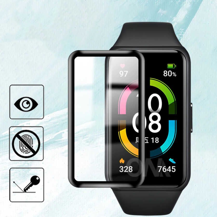 Huawei Band 6 HEPTEKİLETİŞİM PMMA Pet Saat Ekran Koruyucu