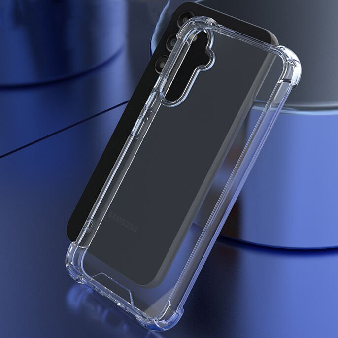 Galaxy A14 Şeffaf Kılıf Köşelerde Darbelere Karşı Ultra Kalınlık (ANTİSHOCK) Renksiz