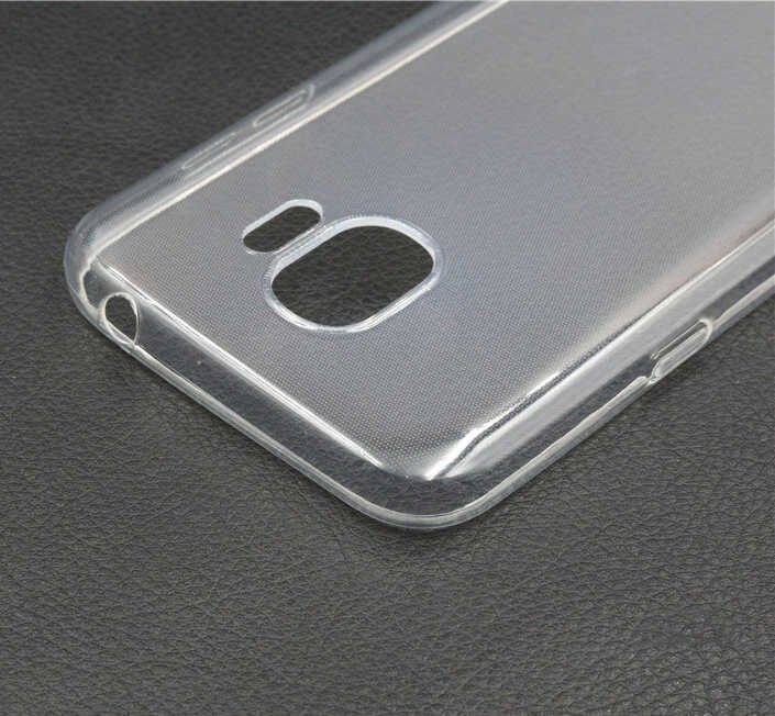 Samsung Galaxy J2 Pro 2018 Şeffaf Kılıf Yumuşak İnce Tasarımlı Kapak (SÜPER) Renksiz