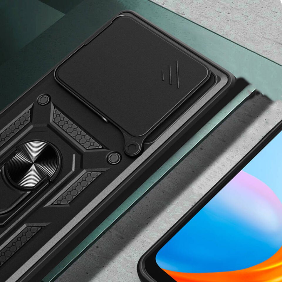 Huawei Pura 70 5G Kılıf Magnetik Standlı Kamera Korumalı HEPTEKİLETİŞİM Sürgülü Vega Kapak