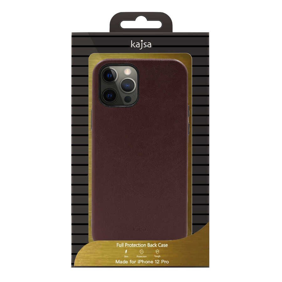Apple iPhone 12 Kılıf ​Kajsa Crazy Horse Kapak