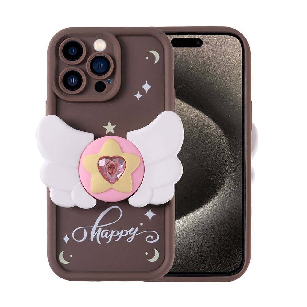 Apple iPhone 15 Pro Kılıf Kamera Korumalı Figür Tasarımlı HEPTEKİLETİŞİM Kapya Kapak
