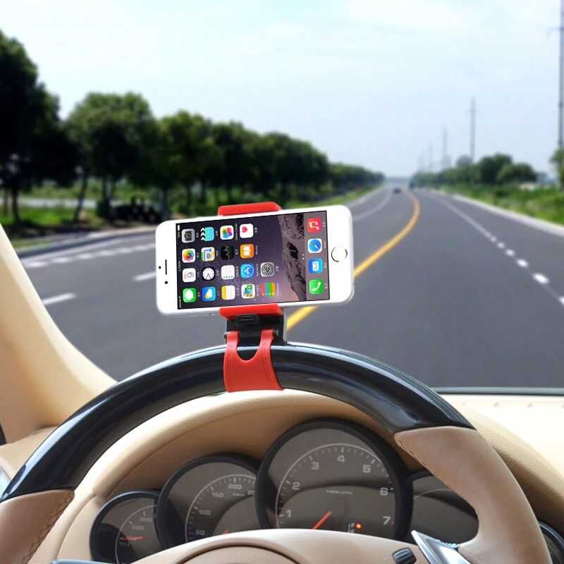 HEPTEKİLETİŞİM Araç Direksiyon Telefon Tutucu