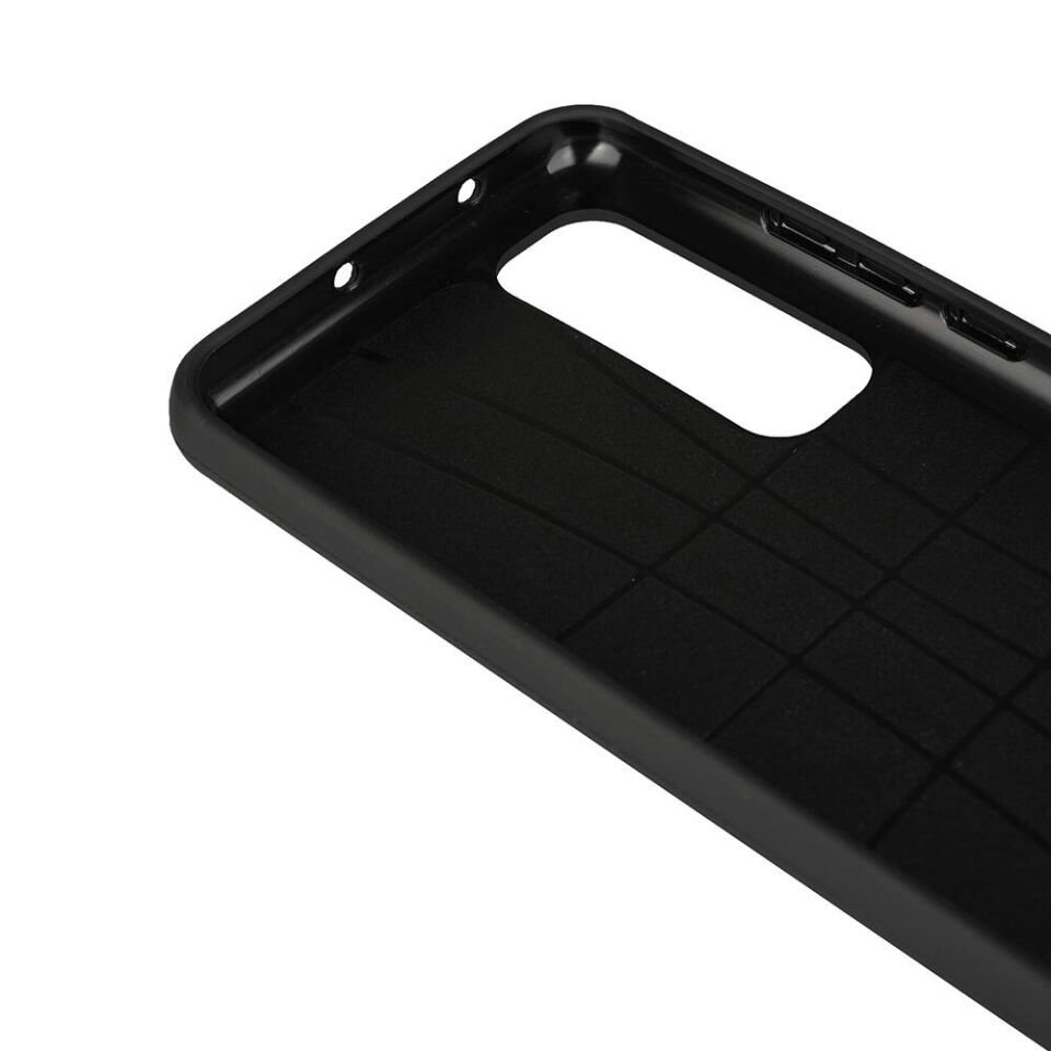 Xiaomi Mi Note 10 Lite Kılıf Kamera Korumalı Esnek Renkli Silikon Kapak (Biye) Siyah