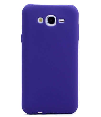 Samsung Galaxy J7 Core Kılıf Yumuşak Dokulu Soft Esnek İnce Mat Renkli Silikon Kapak (PREMİER) Pembe